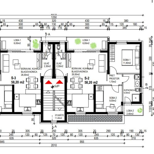 Tlocrt 1 kata sv nedelja nik